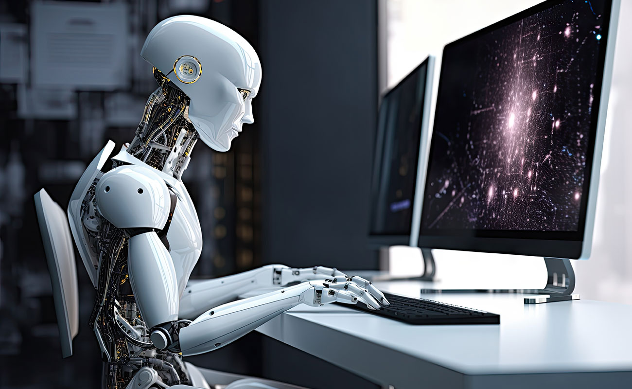 robot sitting ai NtvOdia