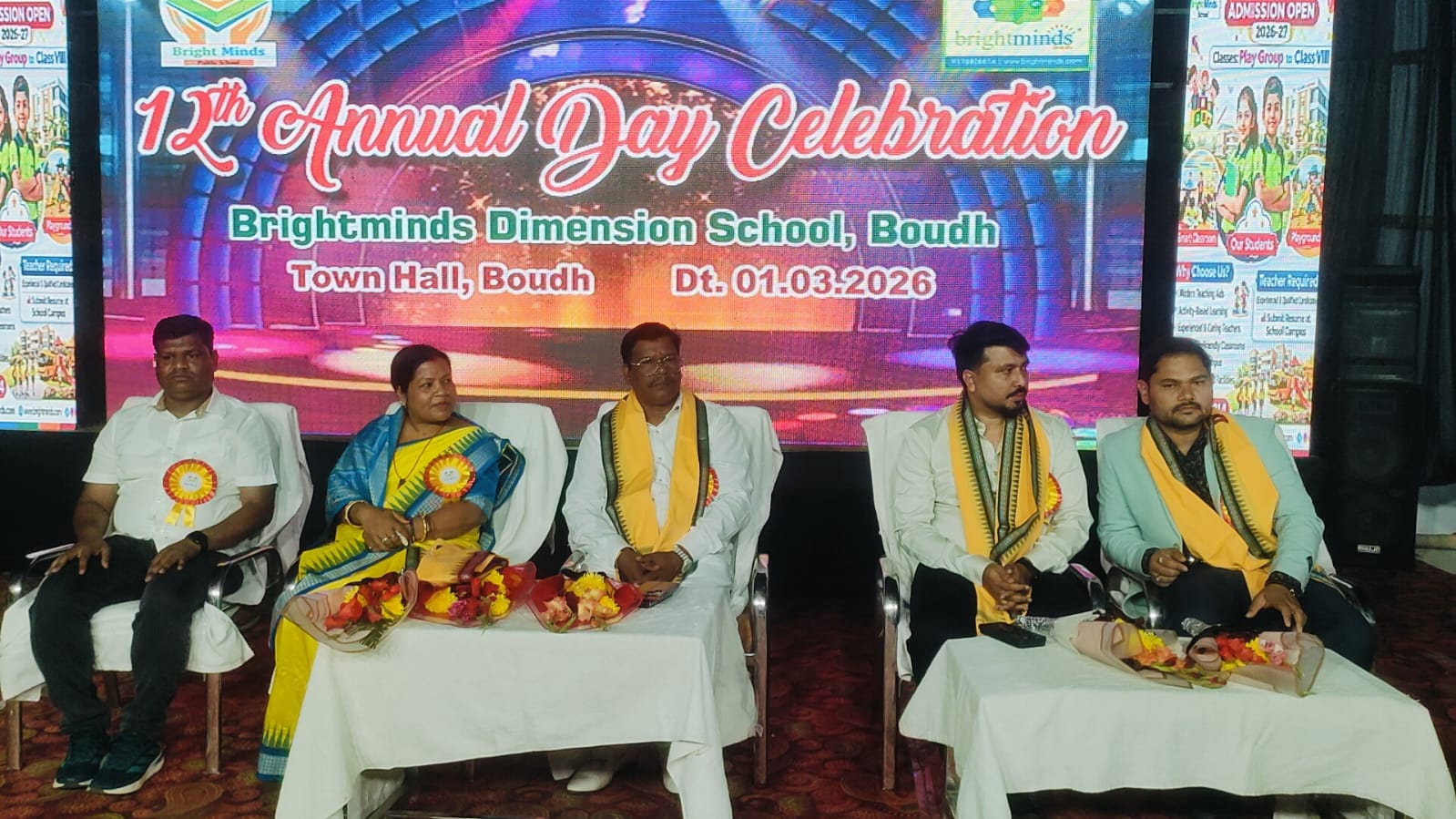 Bright Mind Dimension School Annual Day Celebration at Boudh Town Hall